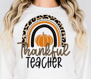 Thankful Teacher Pumpkin