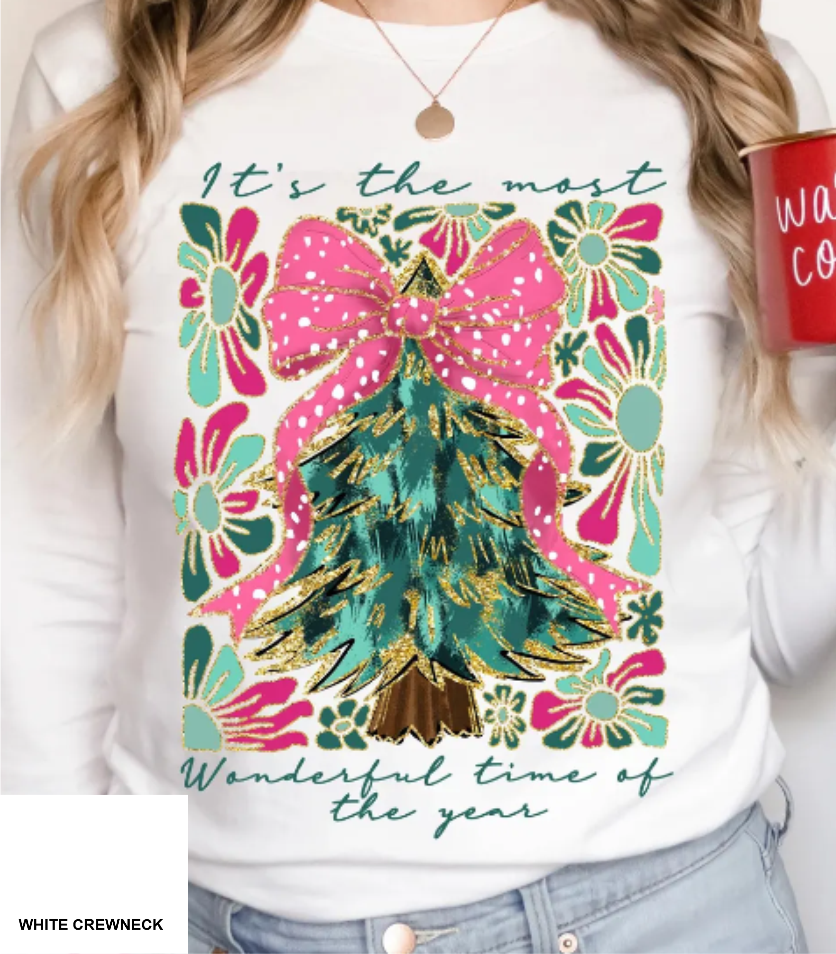 Boho Christmas Tree White