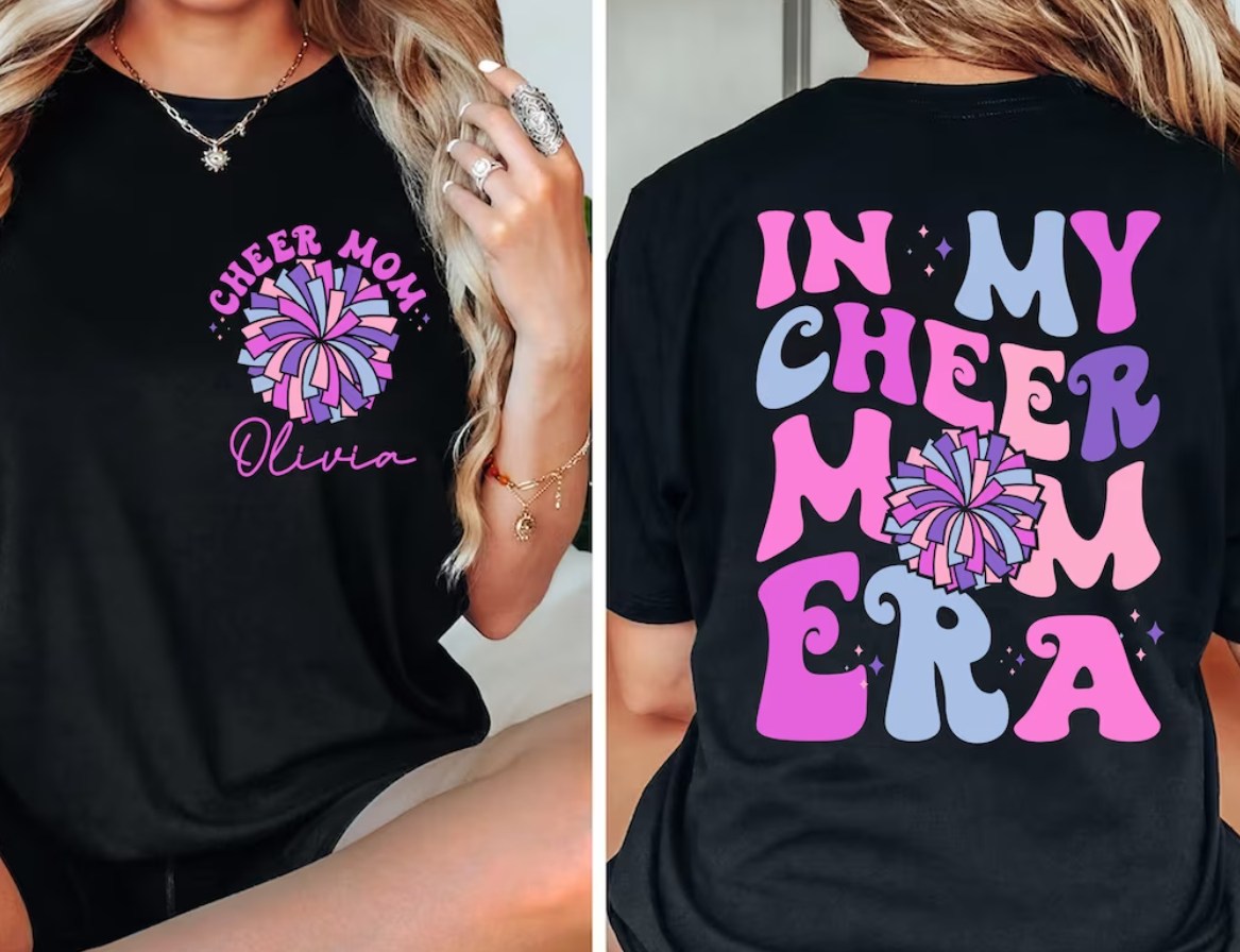 Cheer Era-Dark Shirt Front & Back
