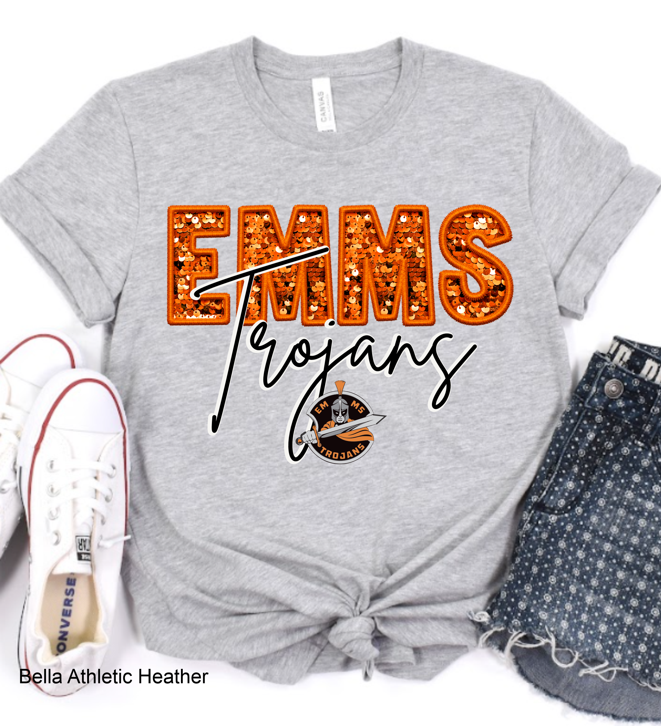 EMMS Trojans Glitter