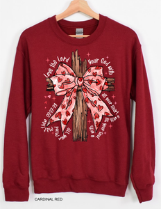Love The Lord With All Your Heart - (Cardinal Red)