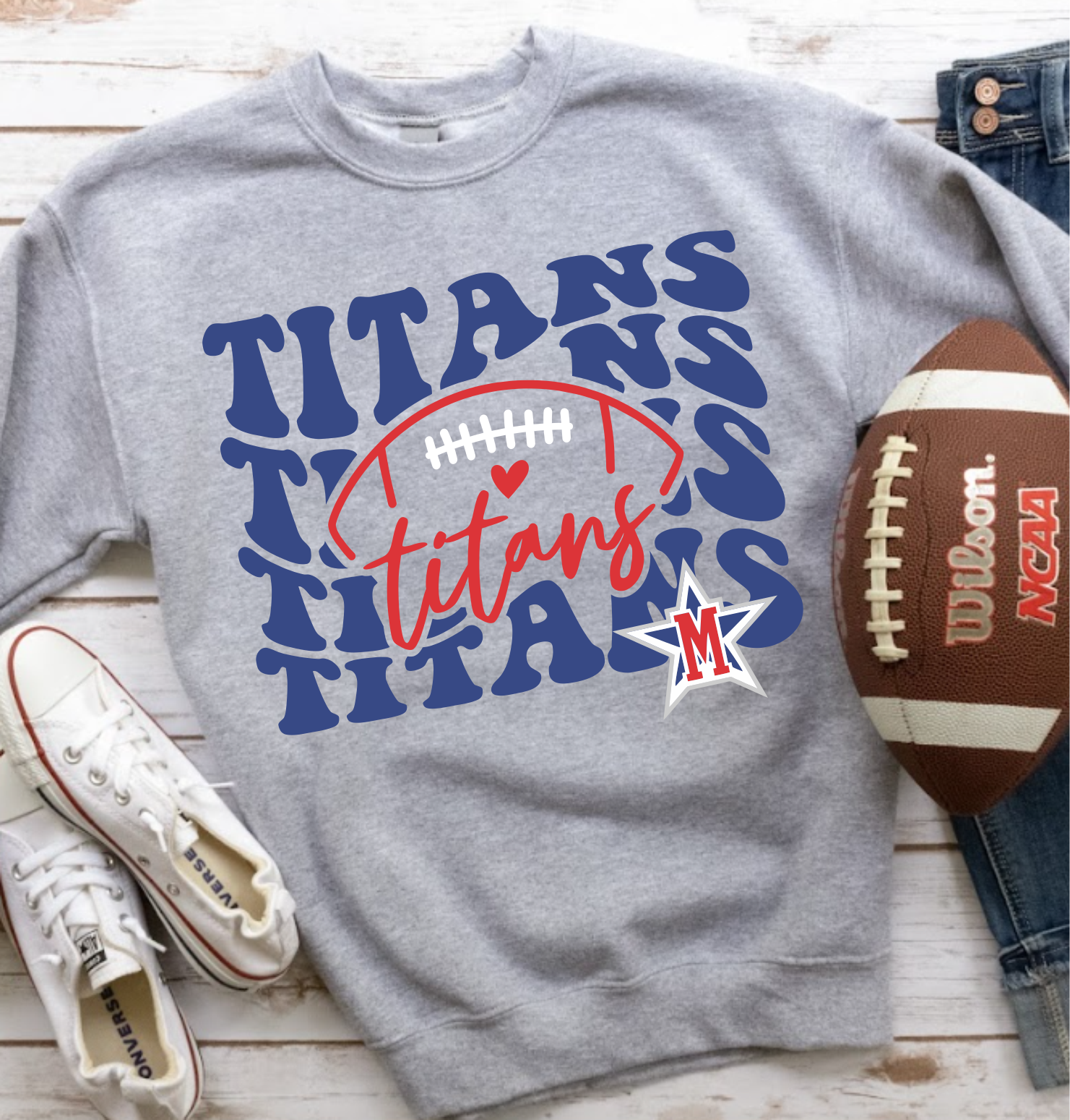 Titan Football Heart