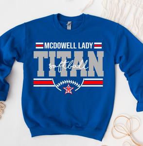 Lady Titan Softball Blue 2025