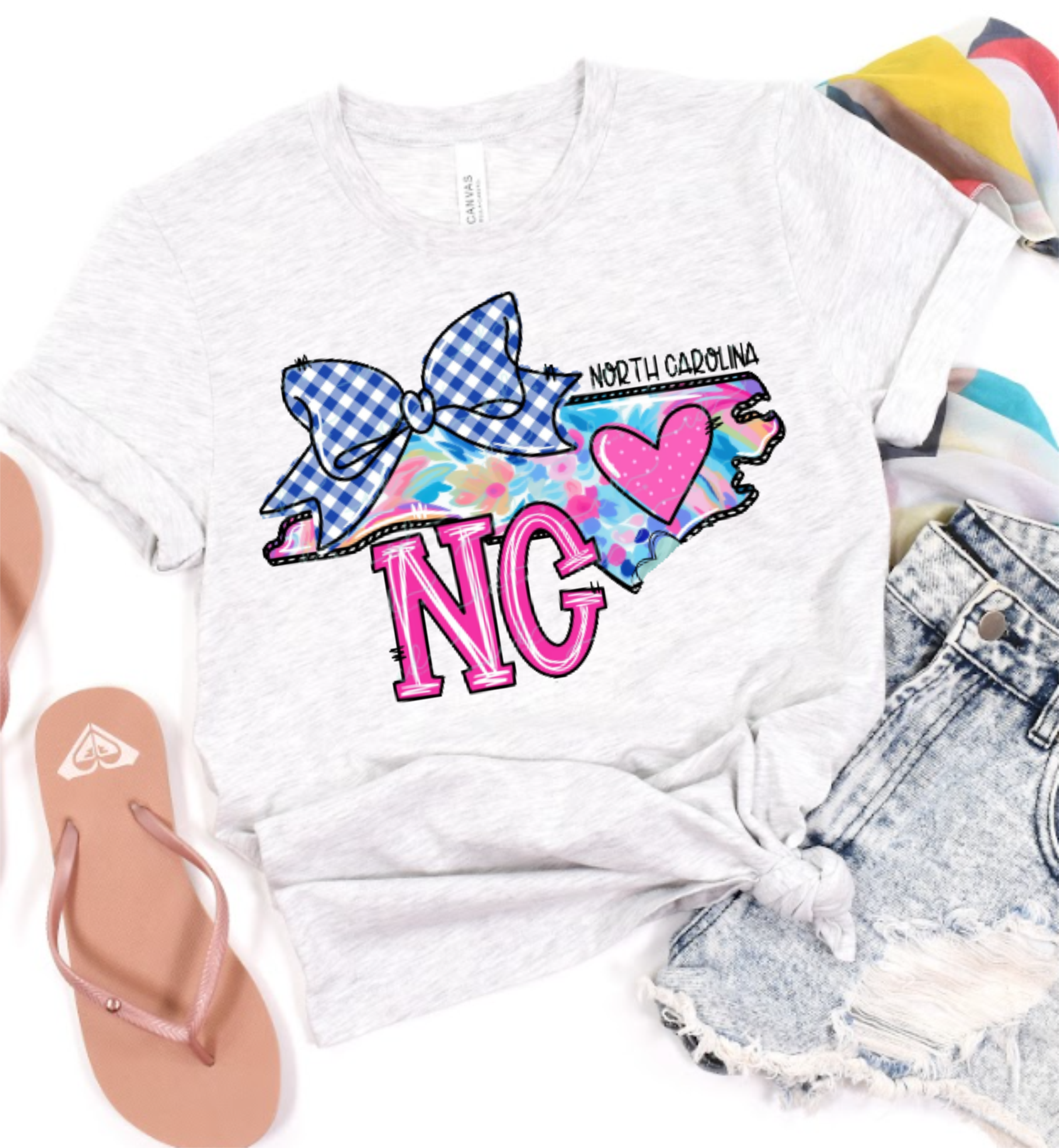 NC Preppy - Ash Gray