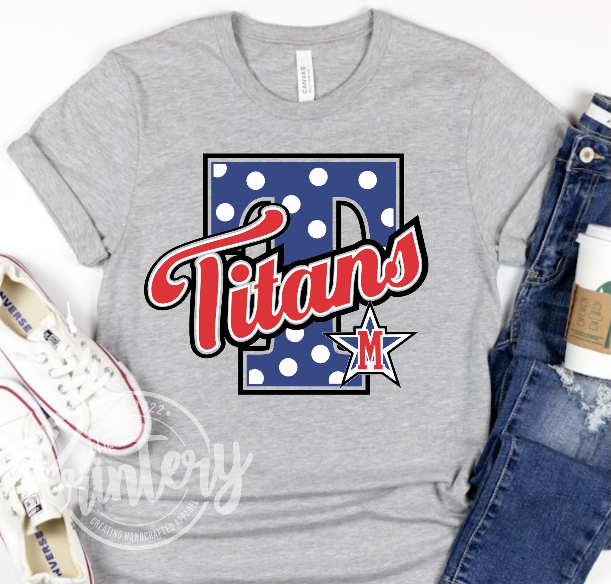 Titans Polka Dot