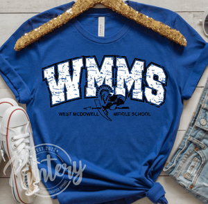 WMMS Distressed - Blue