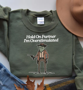 Hold on Partner, I'm Overstimulated