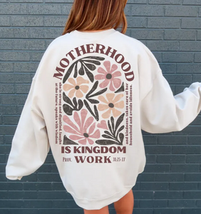 Motherhood is Kingdom Work (White)