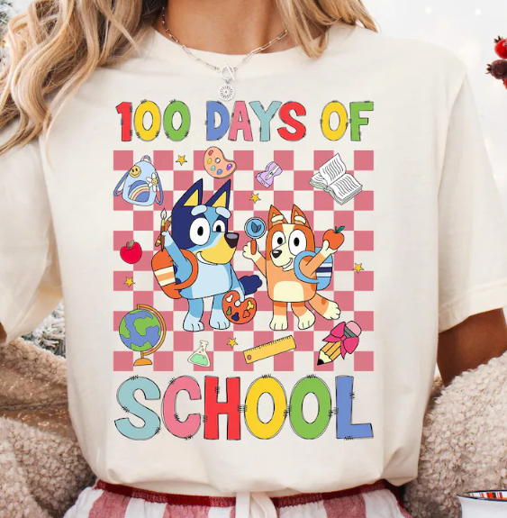100 Days pf School Retro (Natural)
