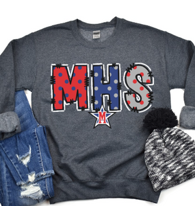 MHS Dots (Dark Gray Heathered)