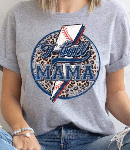 T-Ball Mama (Sport Gray)