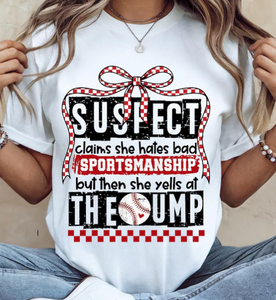 Suspect Baseball - White