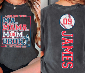 Custom Baseball Mom