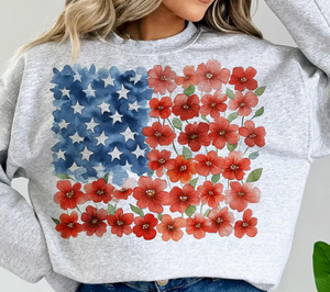 American Flag Flowers
