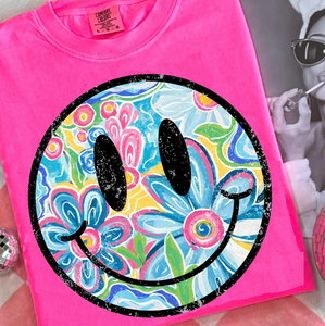Floral Summer Smiley