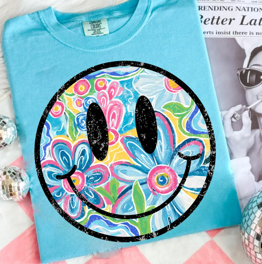 Floral Summer Smiley