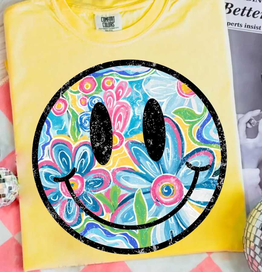 Floral Summer Smiley