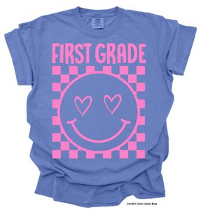 1st Grade Smiley Mystic Blue