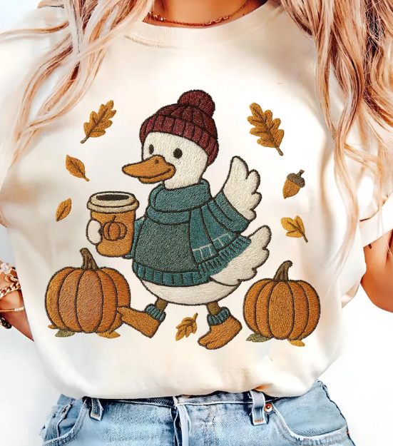 Fall Goosey Faux Patch