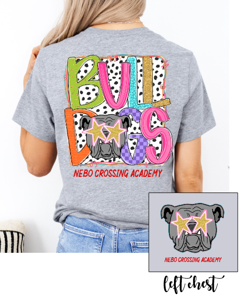 Nebo Crossing Academy Preppy Mascot - Sport Gray