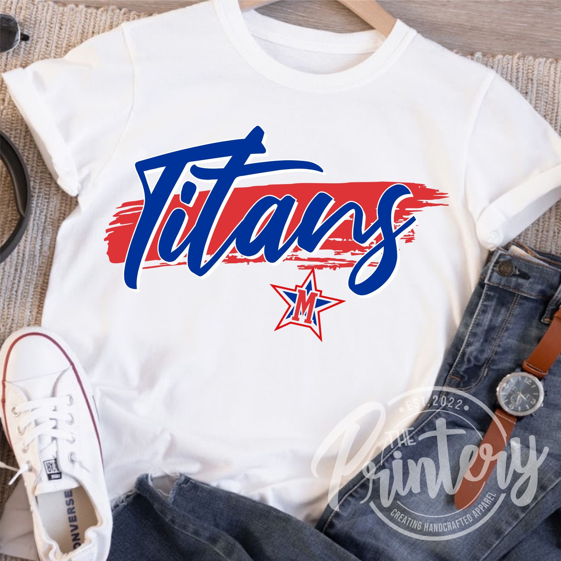 Titans Red, White and Blue