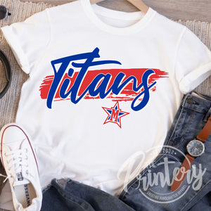 Titans Red, White and Blue