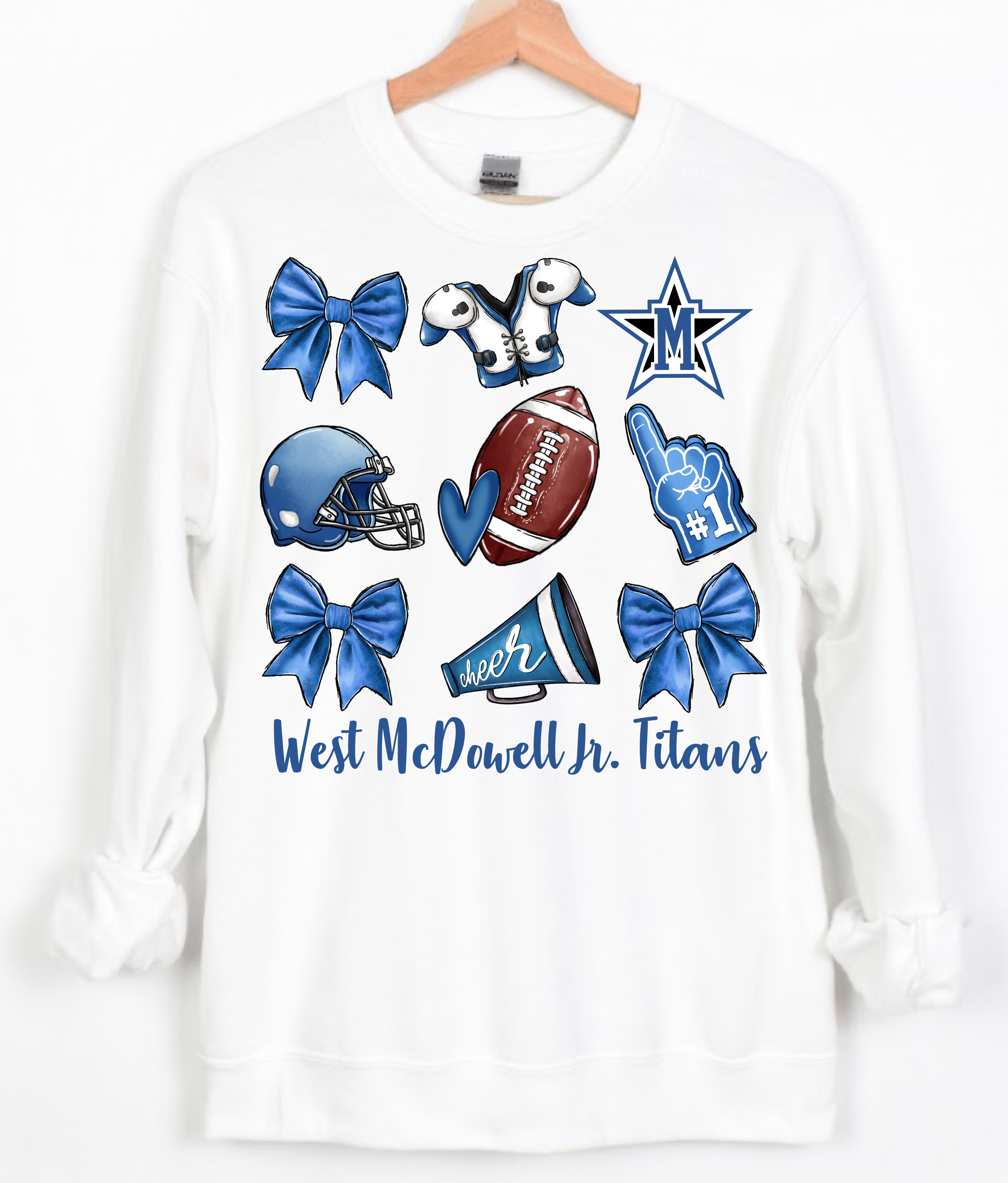 West McDowell Jr. Titans Bows