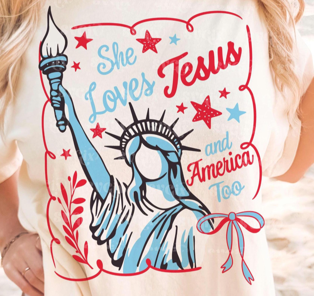 She loves Jesus and America too