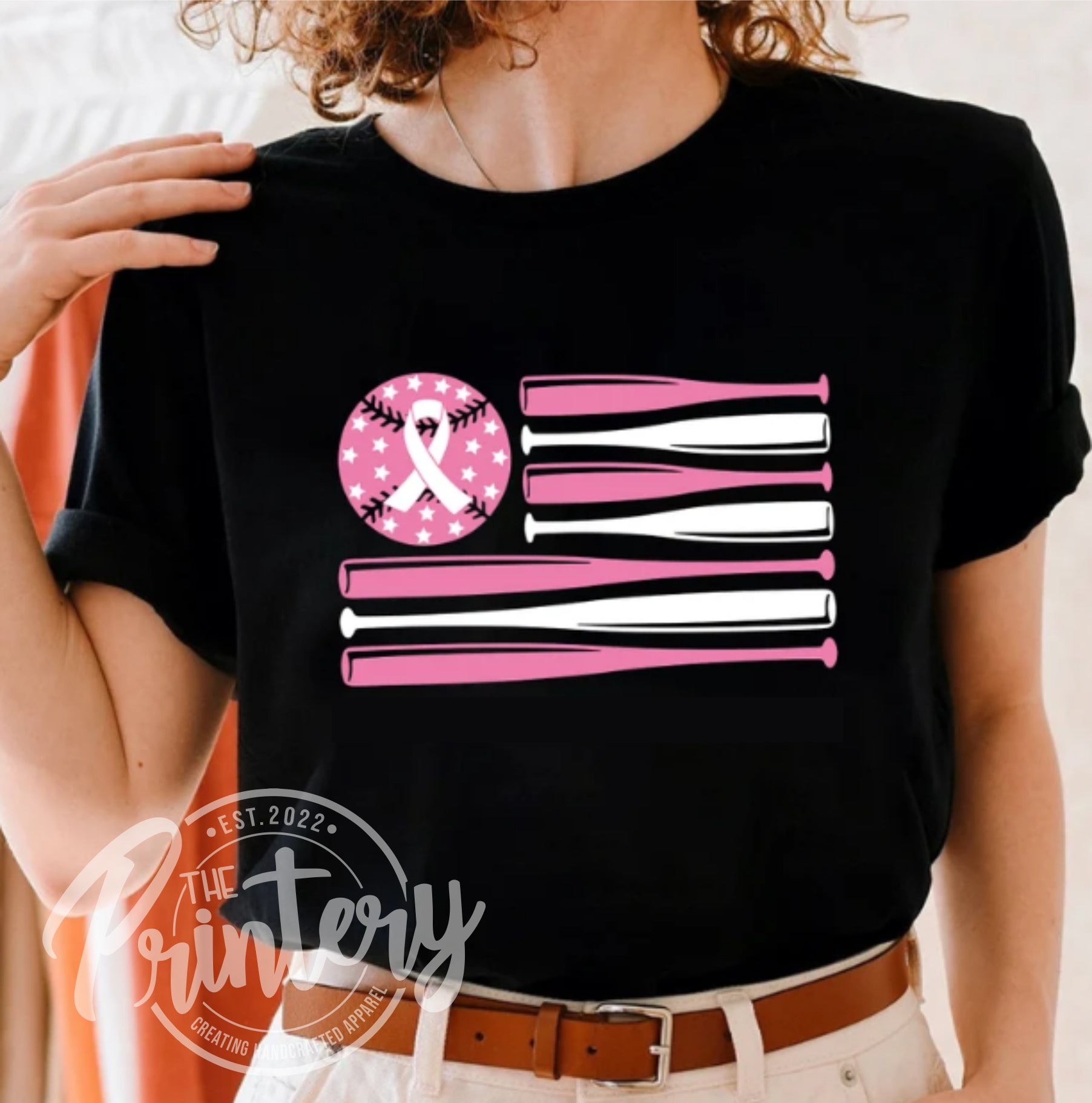 Baseball Ribbon Flag