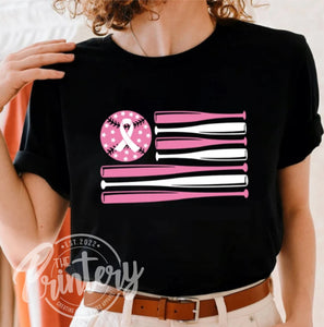Baseball Ribbon Flag