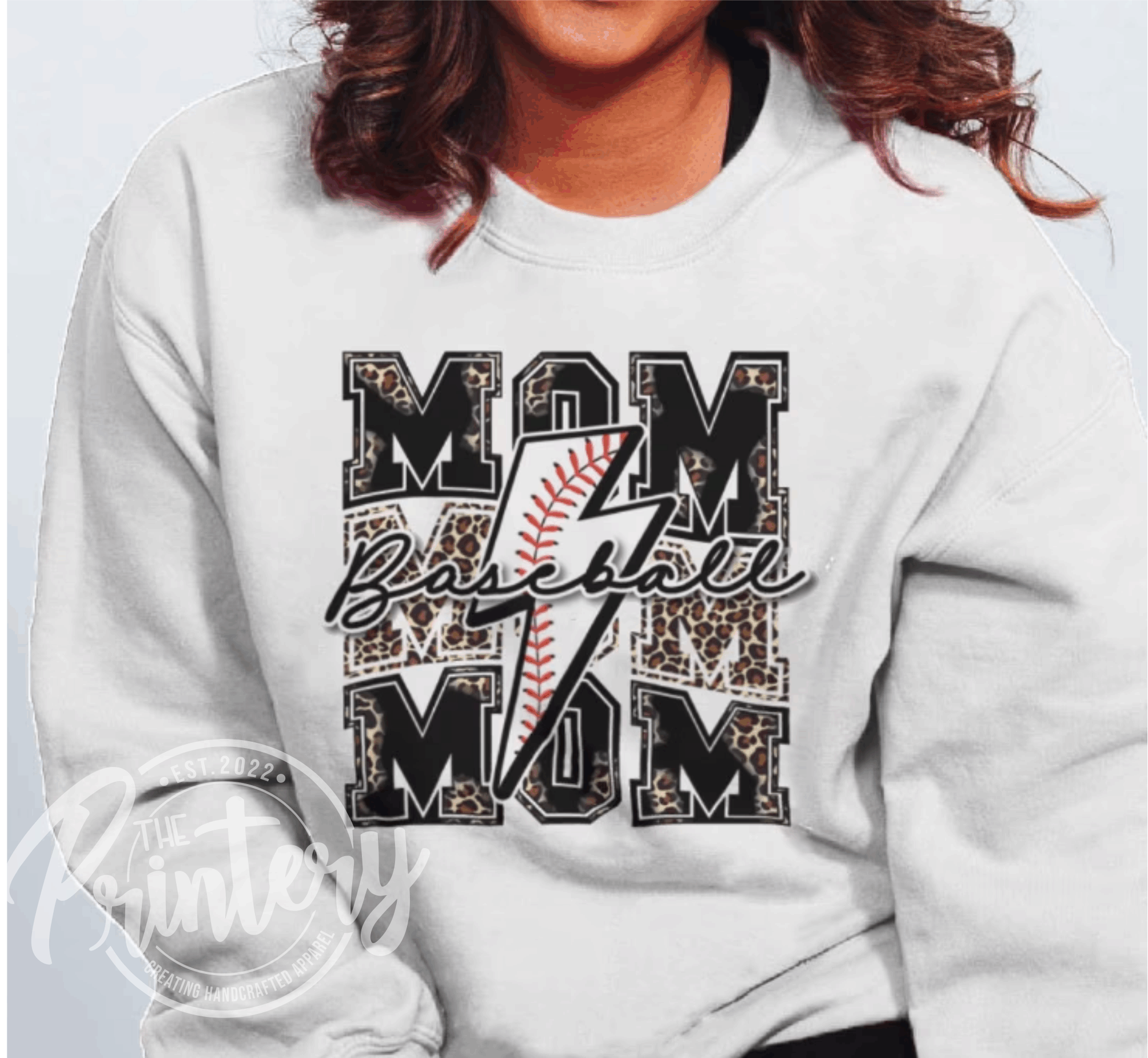 Baseball Mom Lightning Cheetah