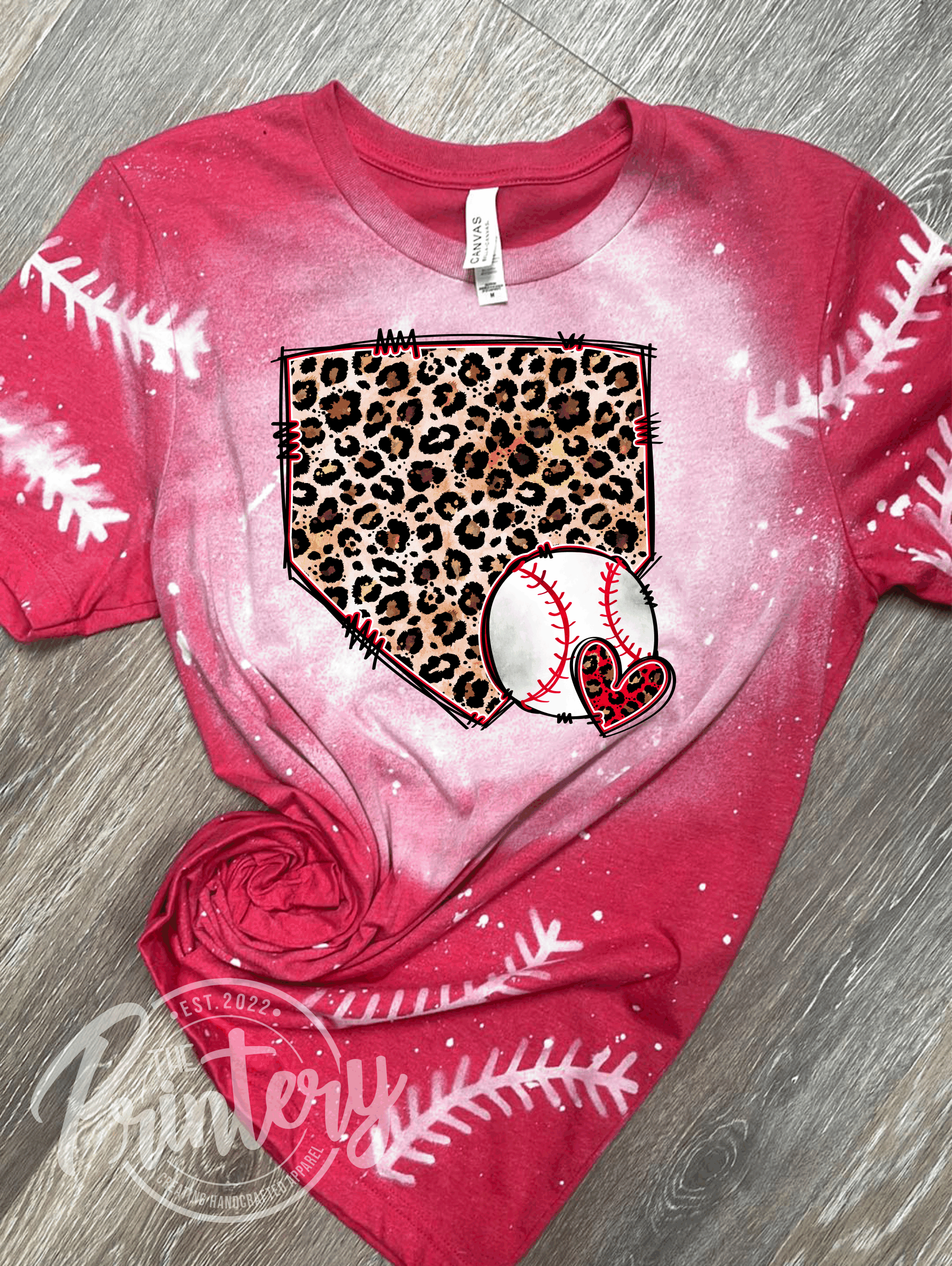 Cheetah Plate Baseball