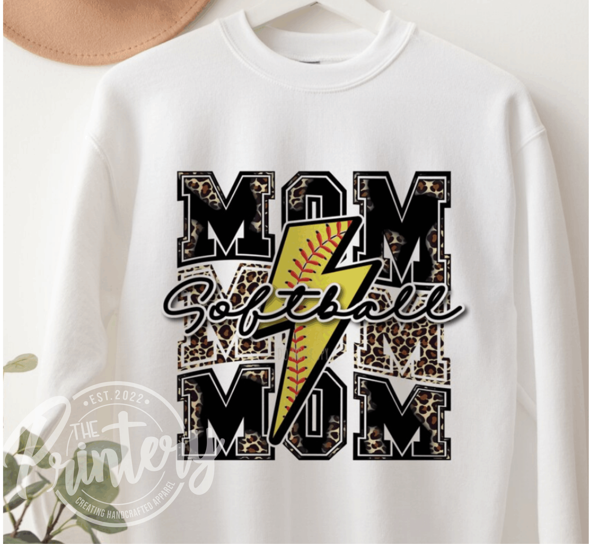 Softball Mom Lightning Cheetah