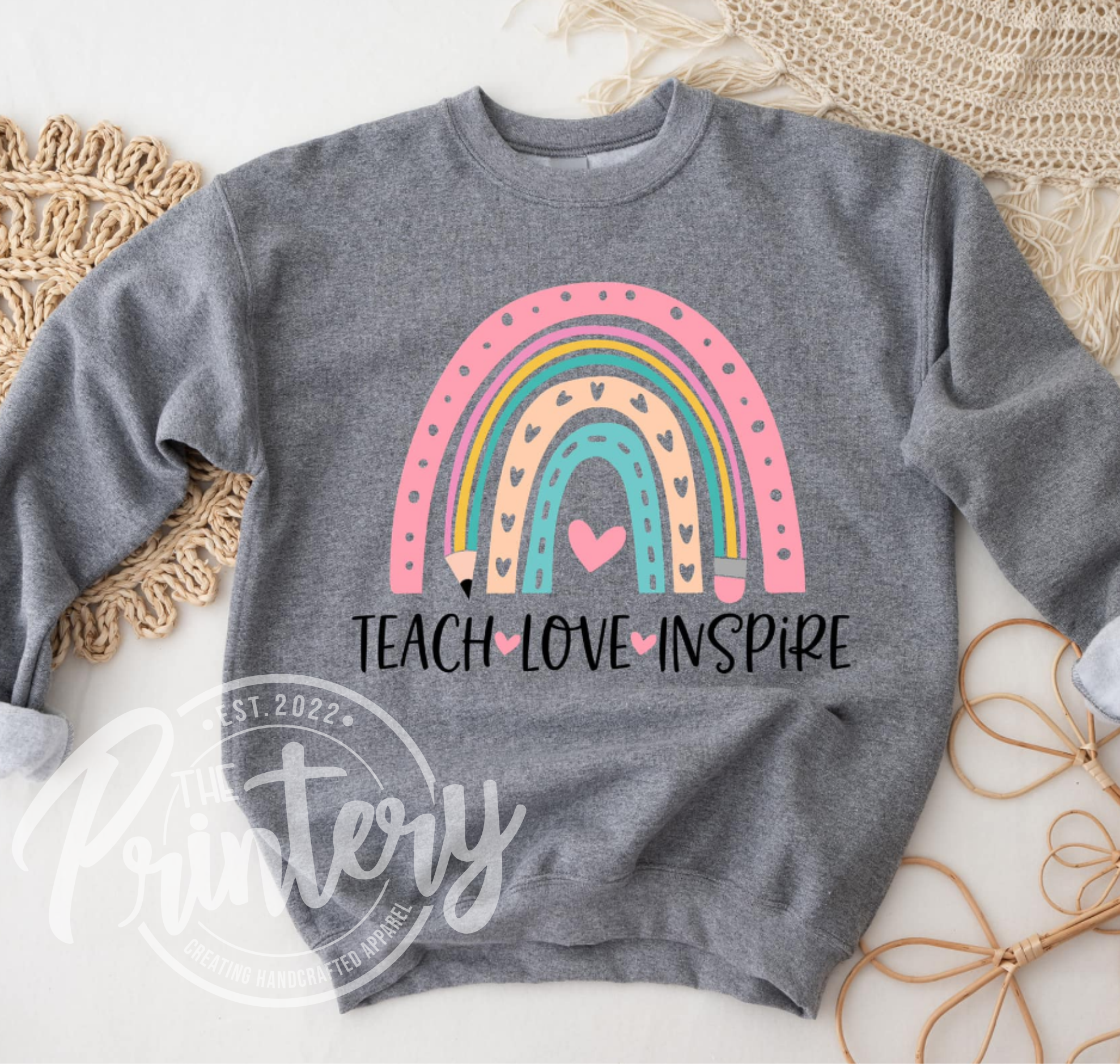 Teach Love Inspire Rainbow