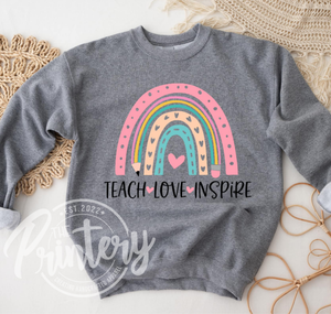 Teach Love Inspire Rainbow
