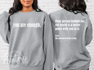 you are enough